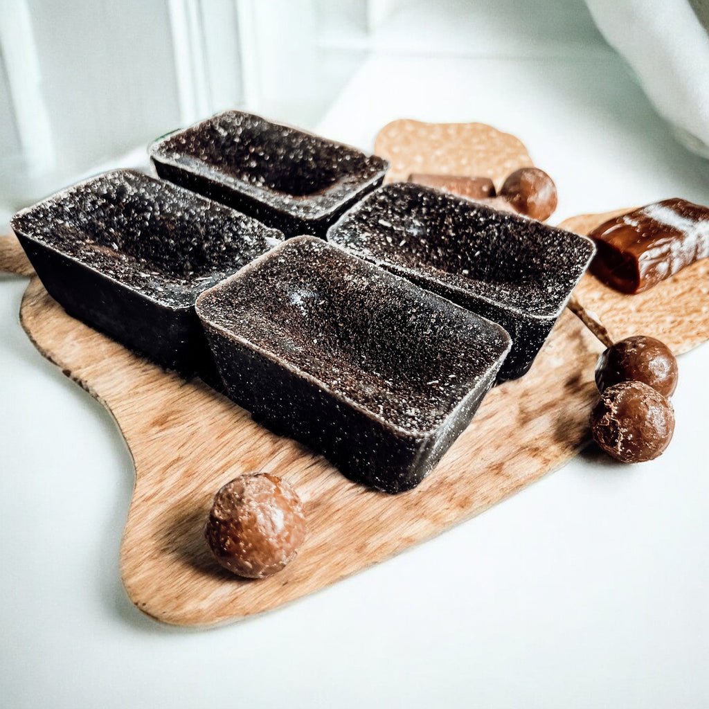 Natural XL Chocolate Biscotti Wax Melts – Rich Bakery Fragrance (4 Cubes)