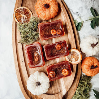 Natural XL Pumpkin Spice Wax Melts – Handcrafted Spiced Fall Fragrance (4 Cubes)