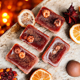 Natural XL Pumpkin Spice Wax Melts – Handcrafted Spiced Fall Fragrance (4 Cubes)