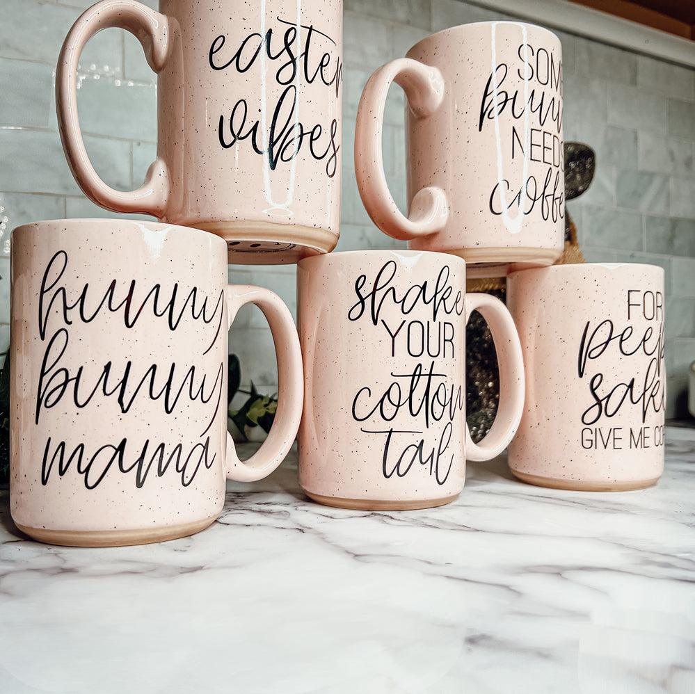 Easter Bunny Coffee Mug – Funny Spring Ceramic Mug (16.23 oz)