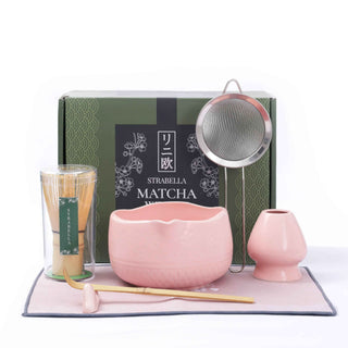 Strabella Matcha Whisk Set – Complete Bamboo & Ceramic Tea Set