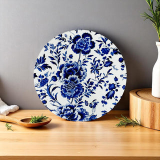 Blue & White Chinoiserie Ceramic Coasters – Classic Porcelain-Inspired Designs