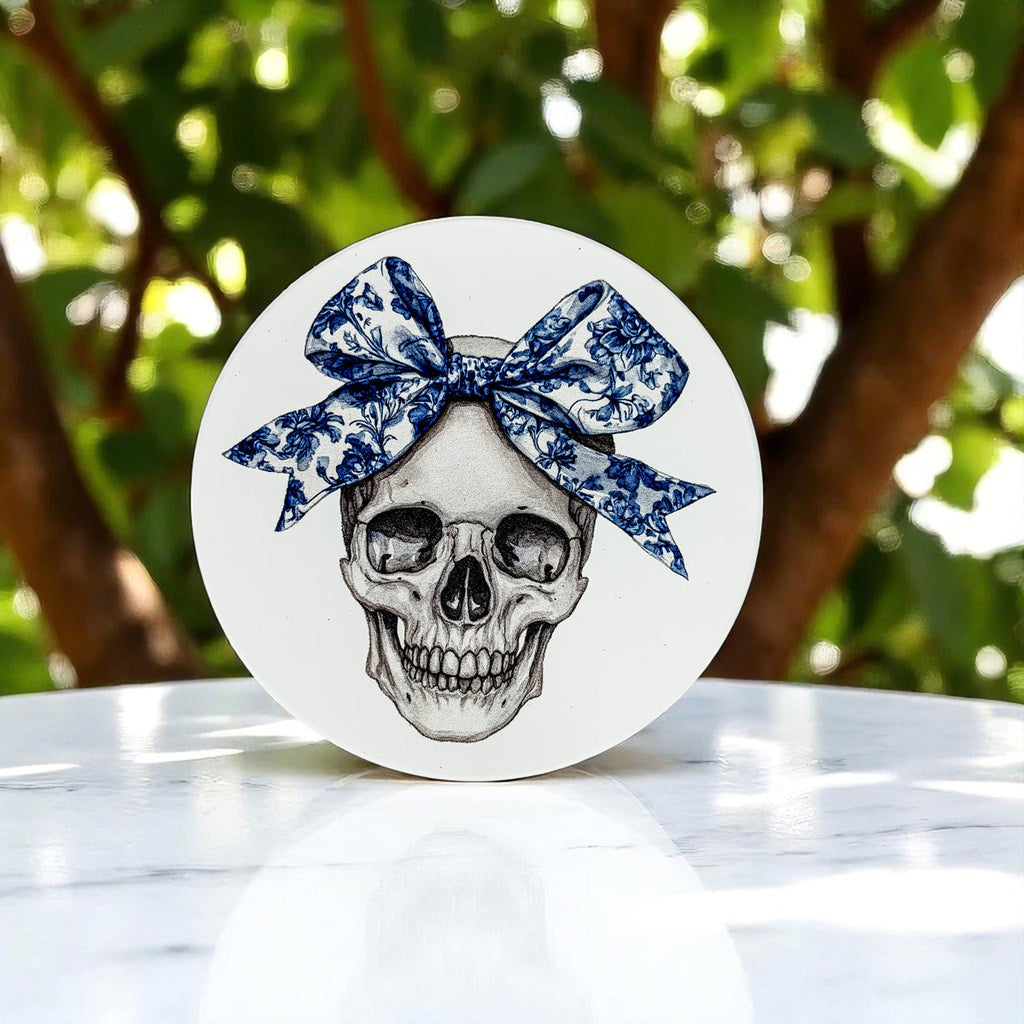 Blue & White Chinoiserie Halloween Coasters – Set of 8 Designs