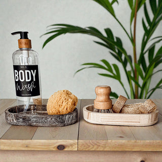 Rustic Wooden Trinket Tray – Handmade Paulownia Wood Organizer