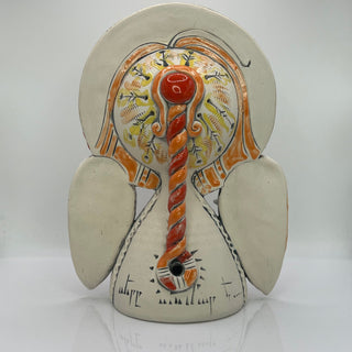 Angel of Devotion – Love Angel Ceramic Sculpture by Aram Hunanyan
