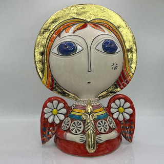 Radiant Garden Angel – Love Angel Ceramic Sculpture by Aram Hunanyan