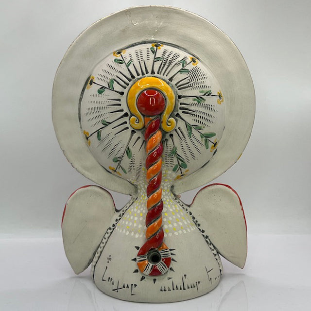 Radiant Garden Angel – Love Angel Ceramic Sculpture by Aram Hunanyan
