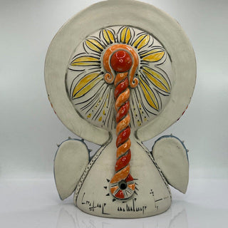 Angel of Gentle Grace – Love Angel Ceramic Sculpture by Aram Hunanyan