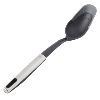 Oneida Elite Gadgets Silicone Solid Serving Spoon, nylon66,tpr,fda silicone,ss430