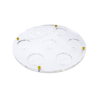 Lucite Corrugated Seder Plate