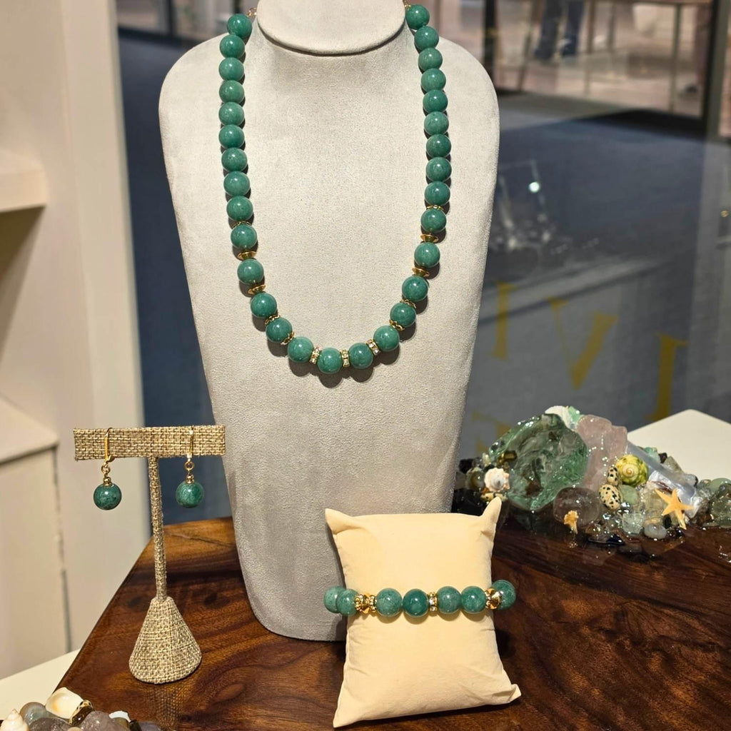 Green Aventurine Bead Bracelet