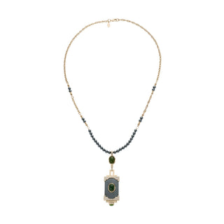 Hematite & Jade Necklace
