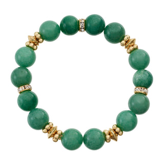 Green Aventurine Bead Bracelet