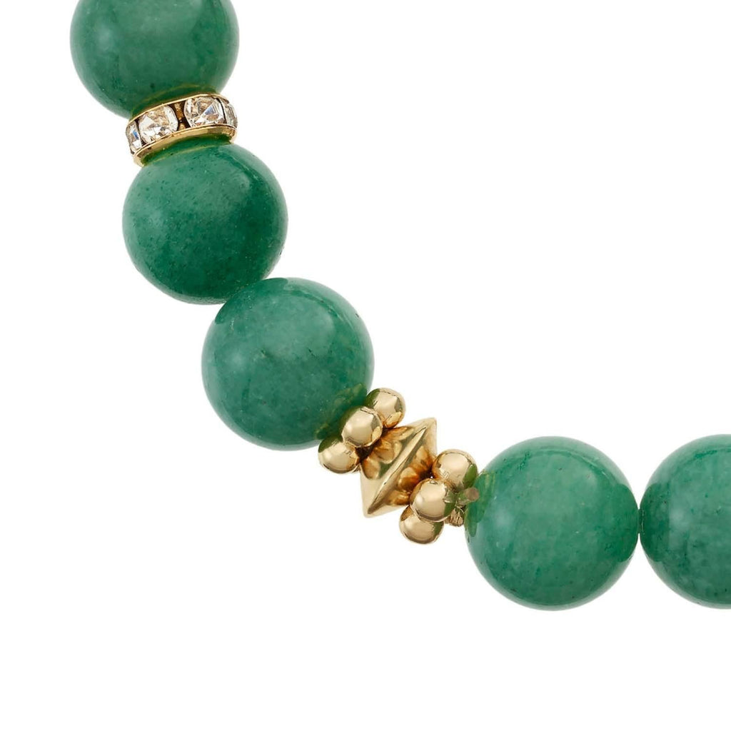 Green Aventurine Bead Bracelet
