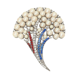 Pearl Fireworks Brooch