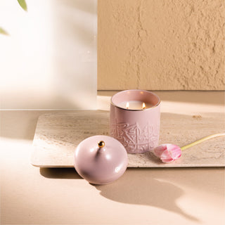 Jiwar - Medium Candle| Jasmine Vanilla - Lavender & Gold