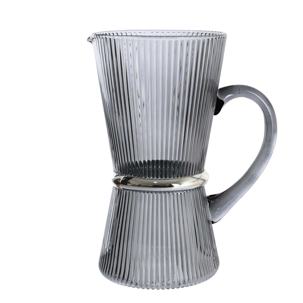 Glass Pitcher with Band