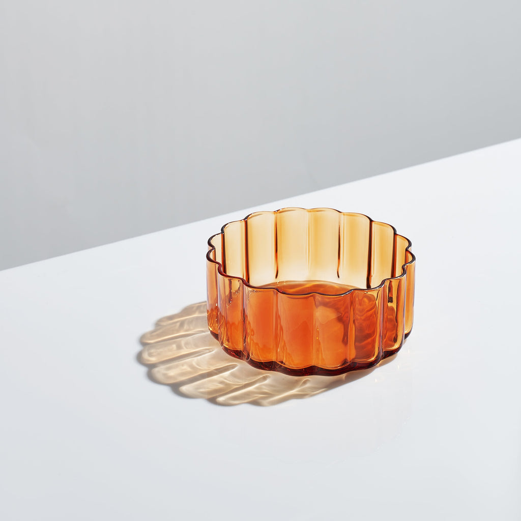 Flower Plate Glassware, Set of 2