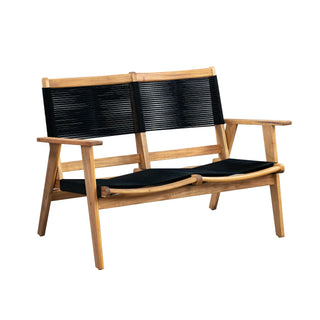 Kingsmen Loveseat Bench | Scandinavian Indoor Outdoor Wood Seating