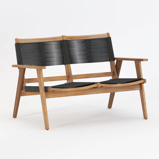 Kingsmen Loveseat Bench | Scandinavian Indoor Outdoor Wood Seating