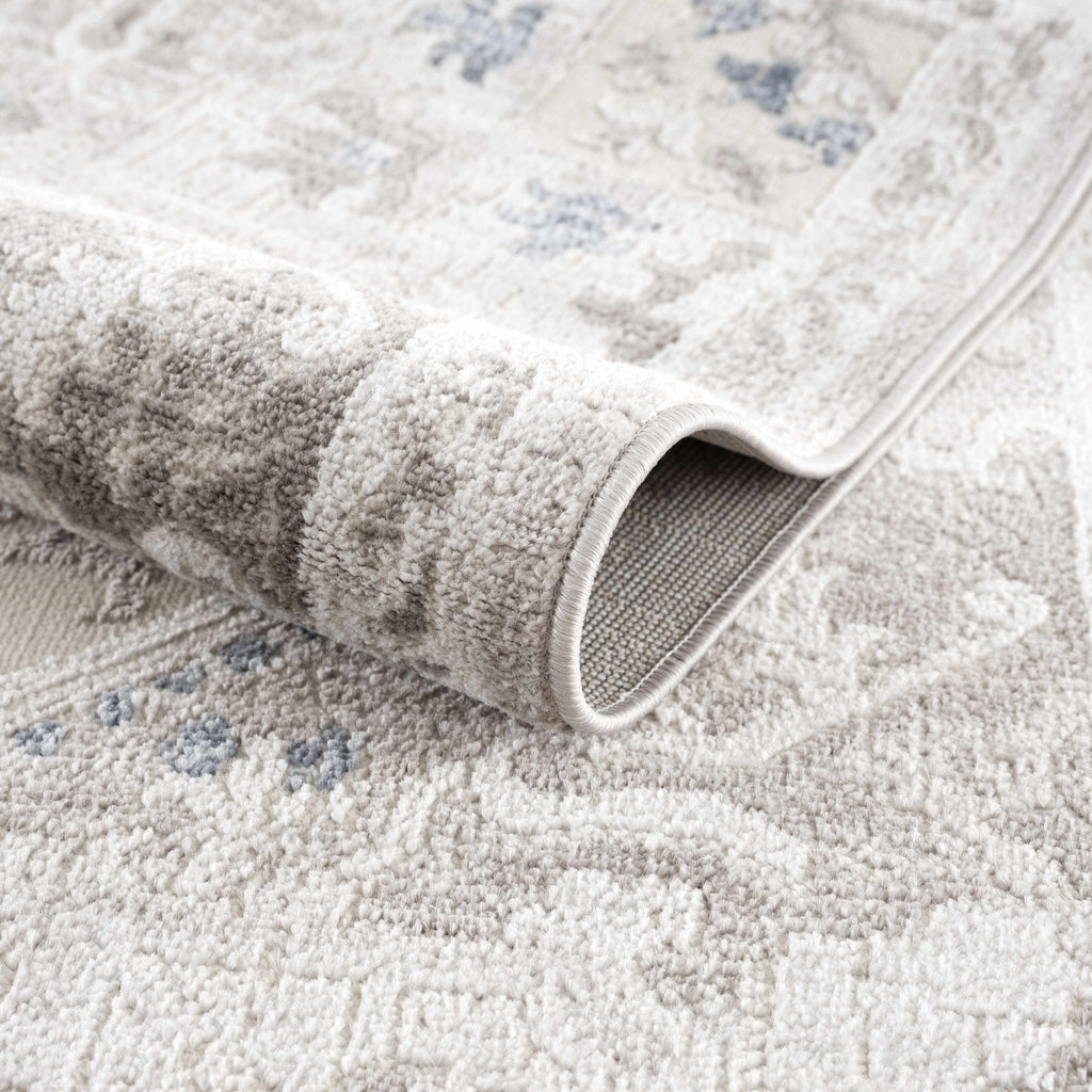 Bakir Area Rug – Stylish Neutral Washable Floor Carpet for Home