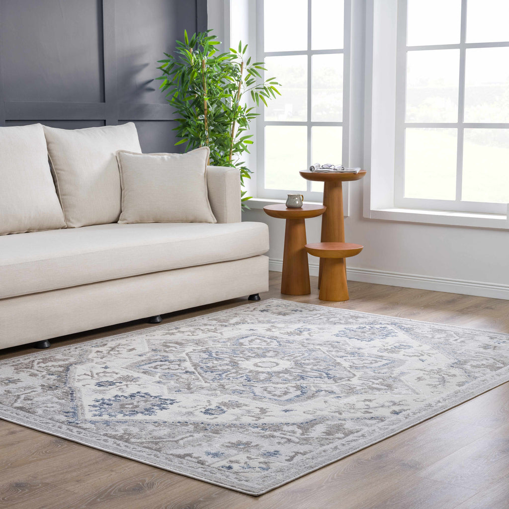 Bakir Area Rug – Stylish Neutral Washable Floor Carpet for Home