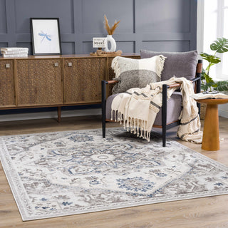 Bakir Area Rug – Stylish Neutral Washable Floor Carpet for Home