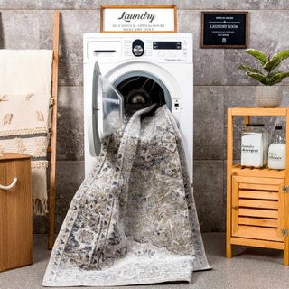 Rudoblu Boutique Washable Rug – Elegant Soft Modern Area Carpet