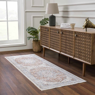 Emke Flat Pile Washable Rug – Low Maintenance Modern Area Carpet