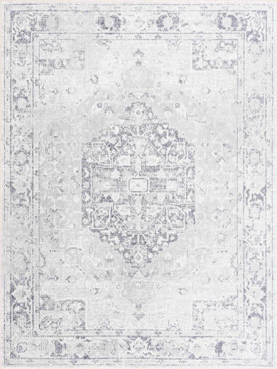 Akram Antrasit Flat Pile Washable Rug – Low Maintenance Modern Rug
