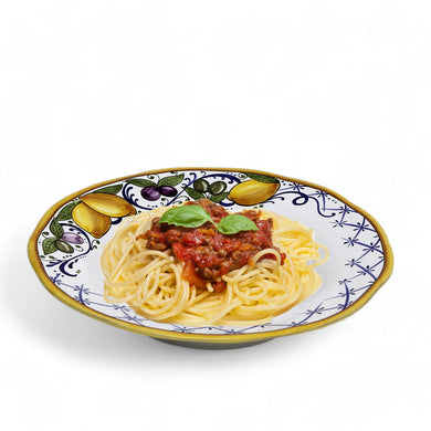 LIMONI POSITANO: Pasta/Soup rimmed plate