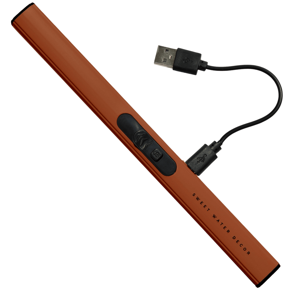 Burnt Orange Electric Lighter