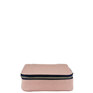 Large Pill Travel Case with Individual Daily Pill Organizer – Pink/Blush