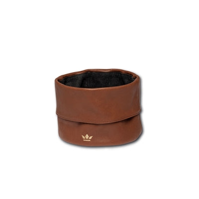 Ben Leather Bread Basket — Full Grain Leather with Cotton Lining, Multiple Colors Available