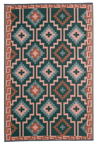 Lhasa Boho Reversible Outdoor Patio Rug