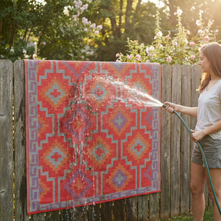Lhasa Boho Reversible Outdoor Patio Rug