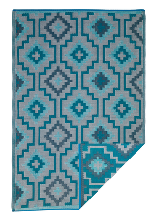Lhasa Boho Reversible Outdoor Patio Rug