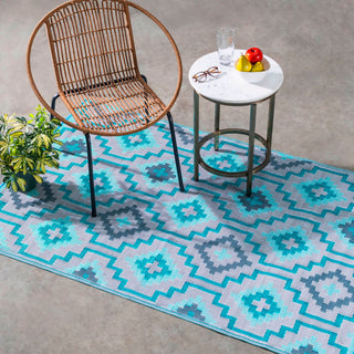 Lhasa Boho Reversible Outdoor Patio Rug