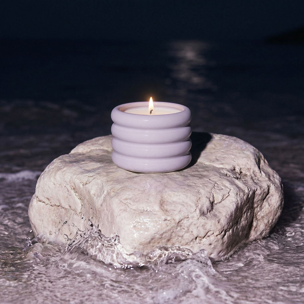 Vegan Soy Wax Candle in Reusable Ceramic Vessel