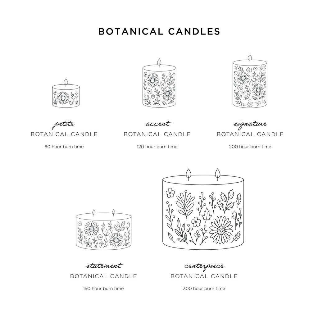 Accent Botanical Candle - Sea Salt Mist