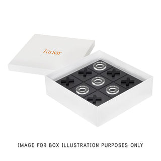 Lucite Rummy Game with Colorful Sliding Lid | Modern Luxury Tile Game Set