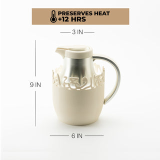 Mirral - Vacuum Flask / Thermos - White & Silver