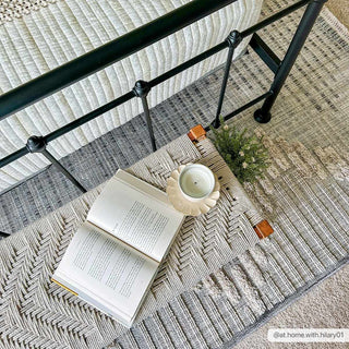 Maulawin High Low Rustic Rug – Textured Vintage Living Room Carpet