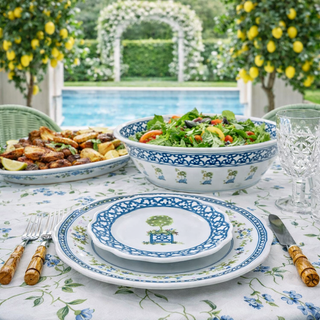 Trellis & Topiary Melamine Dinnerware Collection