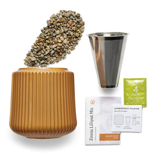 Flower Grow Kits – Fluted Ceramic Planter