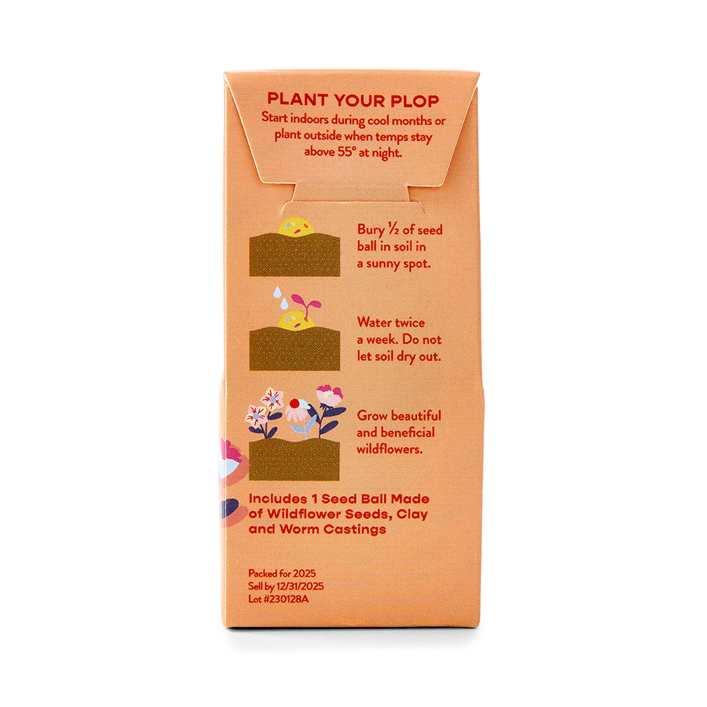 Easter Plops Wildflower Seed Bombs