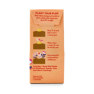 Easter Plops Wildflower Seed Bombs