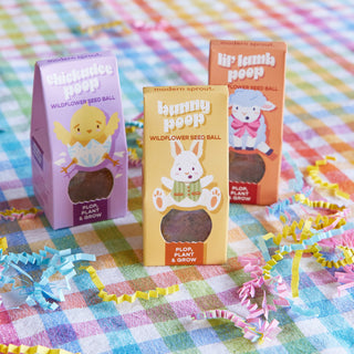 Easter Plops Wildflower Seed Bombs