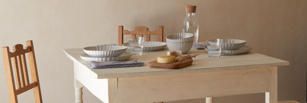 COSTA NOVA – Casafina Mallorca Soup / Pasta Bowl, Sea Blue & Sand Beige – Deep Coastal Serving Bowl