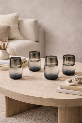 Mario Smoke T Recycled Glasses Set of 4